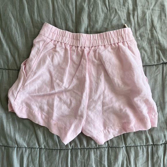 WILFRED LIGHT PINK LINEN SHORTS - Picture 4 of 4